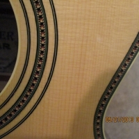 Hauver Guitar 12 String Auditorium custom purfling and rosette