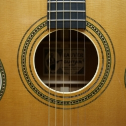 Hauver Guitar Charlie Patton custom purfling pattern