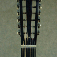 Hauver Guitar 12 String Auditorium custom headstock